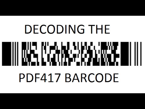 barcode pdf417